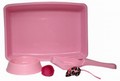 Startset om toalett, spade, matsk�l & leksak, 2 f�rger