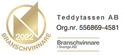 Teddytassen AB - Branschvinnare 2022