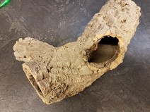 Korktunnel för små marsvin eller gerbiler/hamstrar