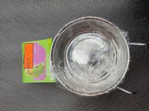 Rostfri skål att hänga på gallret 600ml