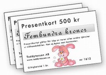 Nyhet - Presentkort