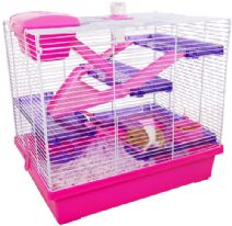 Pegasus Hamsterbur - Rosa/Lila