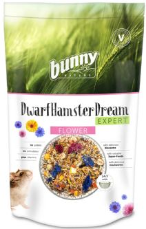 Dvärghamster Dream Expert - Blommor 500g