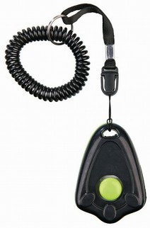 Klicker för träning av din kanin, med arm/vristband