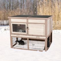 Snöflinga Isolerad Kaninbur XL