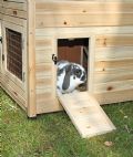Rabbit Royal Kaninfort med isolerad bodel 119cm