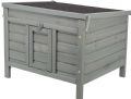 Robust trähus för utomhusbruk XL - Grå