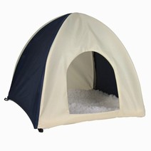 Kanintält med gosig fäll i fleece