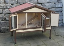 4-Seasons Deluxe Kaninbur MED isolering & värmeplatta!