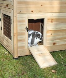 Rabbit Royal Kaninfort med isolerad bodel 119cm