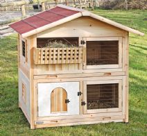 Rabbit Royal Kaninfort med isolerad bodel 119cm