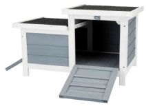Robust Dubbelhus för utomhusbruk - Grå/Beige
