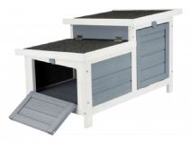 Robust Dubbelhus för utomhusbruk - Grå/Beige