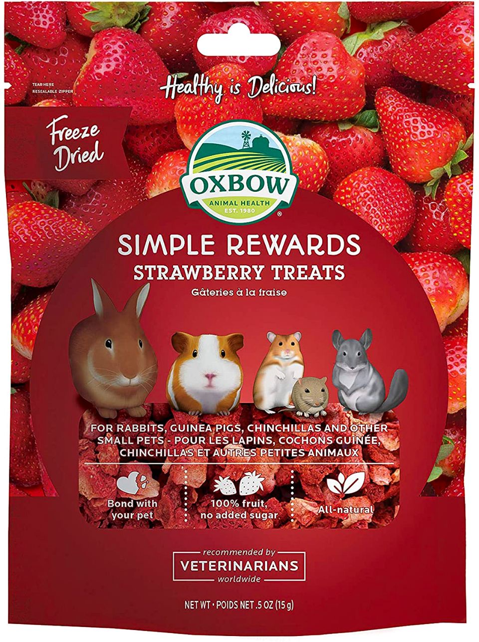 Oxbow Rewards - Strawberry Treats