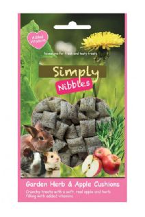 Trädgårdsörter & Äppel Nibbles med Vitaminer 50g