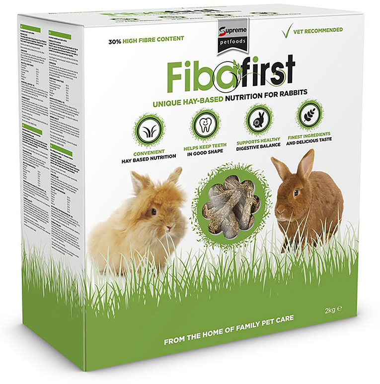 Fibafirst Rabbit med 30% råfiber! 2 kg