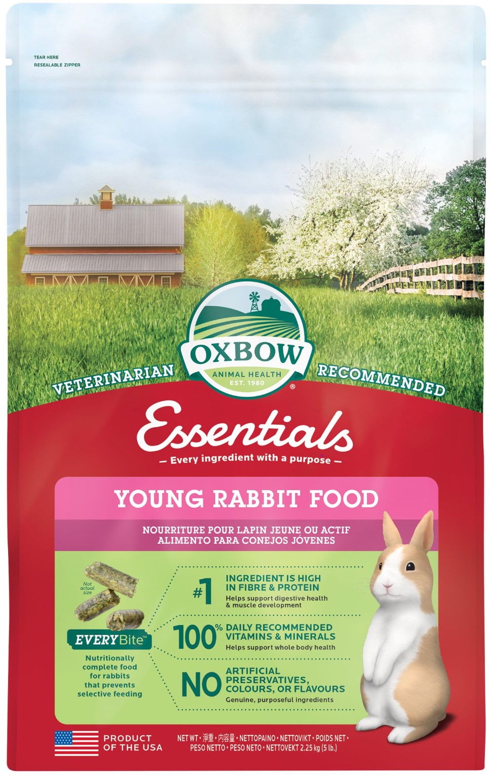 Owbow Young Rabbit Junior Kaninpellets 2,25 kg