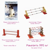Kängurupaketet - Börja med kaninhoppning-paket - 3 hinder plus bok