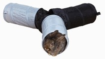 Kanintunnel, tre ingångar