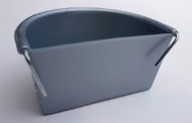 Akitakopp med tunn kant - Silver Metallic