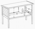 Utebur Isa 116cm på ben