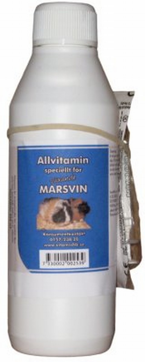Allvitamin för växande marsvin 250ml