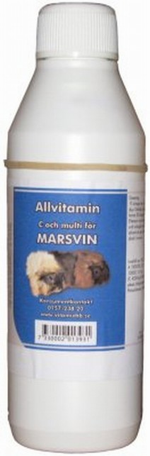 Multivitamin & C-vitamin för marsvin 250ml